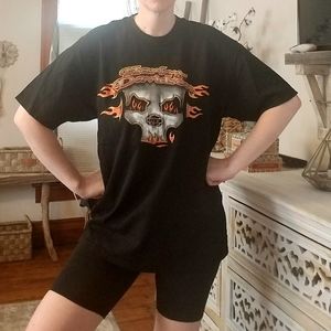 Harley-Davidson Ocala Florida Skull and Flame Tee